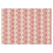 Fans Pink Mid-Century テーブルクロス (正面(横))
