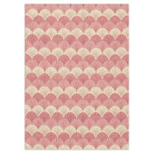 Fans Pink Mid-Century テーブルクロス (正面)