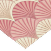 Fans Pink Mid-Century テーブルクロス (アングル)