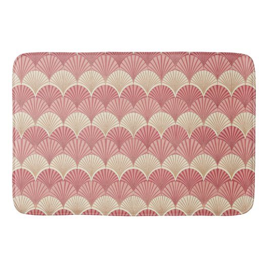 Fans Pink Mid-Century バスマット (正面)