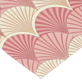 Fans Pink Mid-Century ロングテーブルランナー (コーナー)