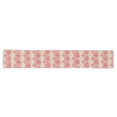 Fans Pink Mid-Century ロングテーブルランナー (横)