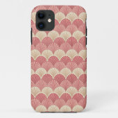 Fans Pink Mid-Century Case-Mate iPhoneケース (裏面)