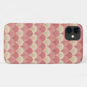 Fans Pink Mid-Century Case-Mate iPhoneケース (裏面(横))