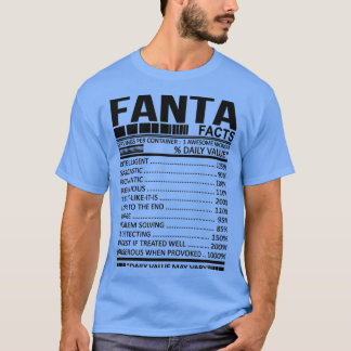 FANTA栄養の事実 Tシャツ