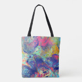 Fantabulousのアクリルはトートをくまなく注ぎます トートバッグ (裏面)