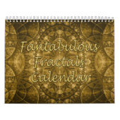 Fantabulous Fractals Calendar カレンダー (カバー)