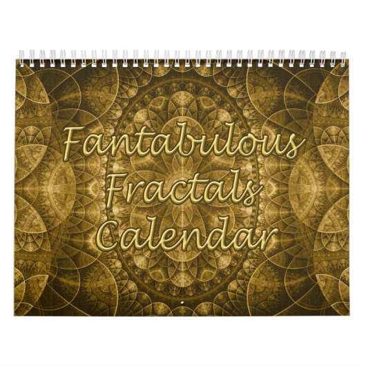 Fantabulous Fractals Calendar カレンダー (カバー)