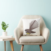 Fantailニュージーランドのバードベクトル クッション (椅子)