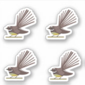 fantail sqの背景なし シール (正面)