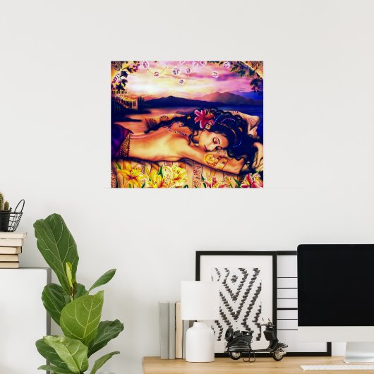 Fantasia (Ariadne) by Lisa Iris Poster ポスター (ホームオフィス)