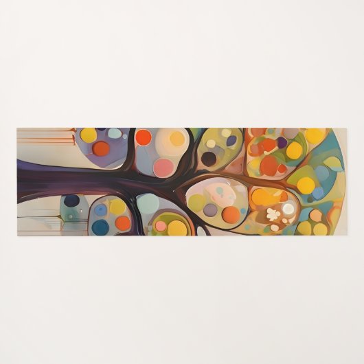 Fantasiebaum - fantasy tree ヨガマット (裏面(横))