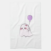 Fantasma con globo violeta キッチンタオル (縦)