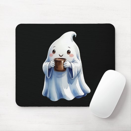 Fantasma sonriente coffe break  マウスパッド (マウス)