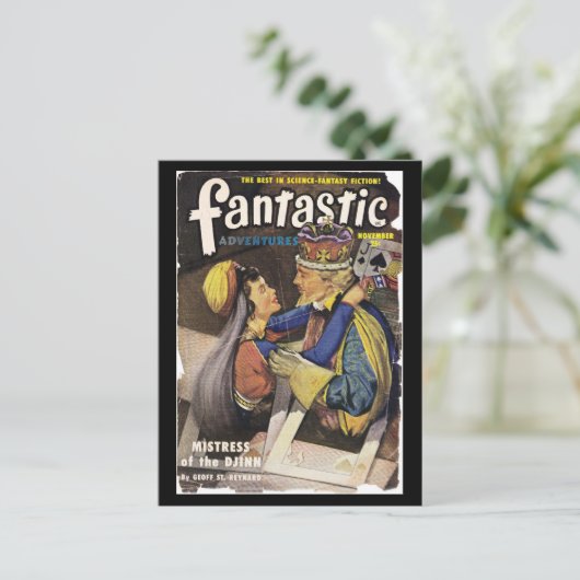『Fantastic Adventures v12 n11 (1950-11.Ziff-Davis) ポストカード (スタンド正面)