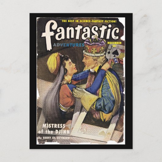 『Fantastic Adventures v12 n11 (1950-11.Ziff-Davis) ポストカード (正面)
