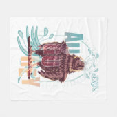 Fantastic Beasts Augurey フリースブランケット (正面(横))