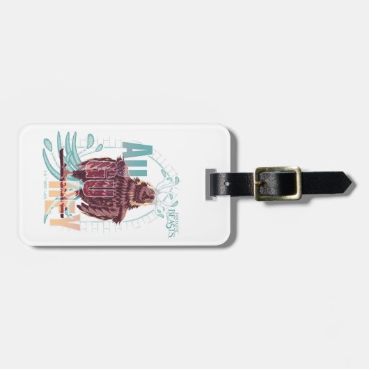 Fantastic Beasts Augurey ラゲッジタグ (正面横)