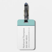 Fantastic Beasts Blue Pattern ラゲッジタグ (裏面縦)