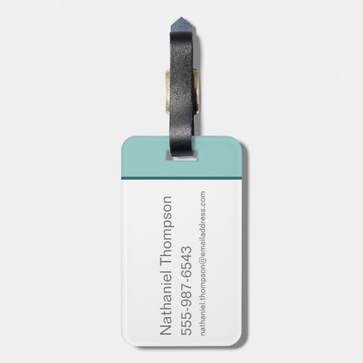 Fantastic Beasts Blue Pattern ラゲッジタグ (裏面縦)