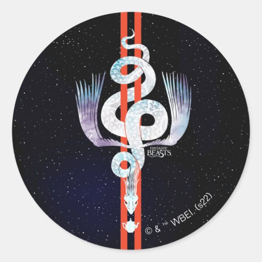 Fantastic Beasts Occamy ラウンドシール (正面)
