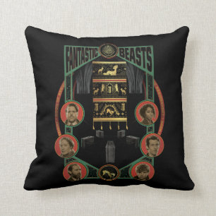 Fantastic Beasts Room of Requirement Graphic クッション