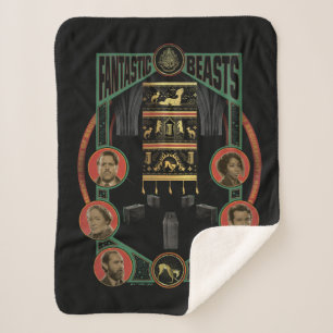 Fantastic Beasts Room of Requirement Graphic シェルパブランケット