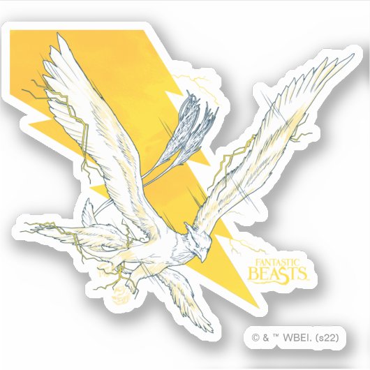 Fantastic Beasts Thunderbird シール (正面)