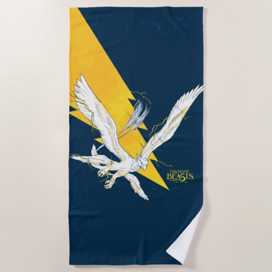 Fantastic Beasts Thunderbird ビーチタオル (正面)