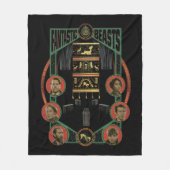 Fantastic Beats Room of Requirementグラフィック フリースブランケット (正面)