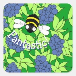 Fantastic Bee Sticker スクエアシール
