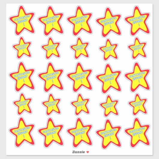 Fantastic Effortおもしろい報酬先生ステッカーパック シール (シート)