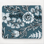 Fantastic Flowers (Slate Teal) Fine Art マウスパッド (正面)