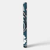 Fantastic Flowers (Slate Teal) Fine Art Case-Mate iPhoneケース (裏面 / 左)