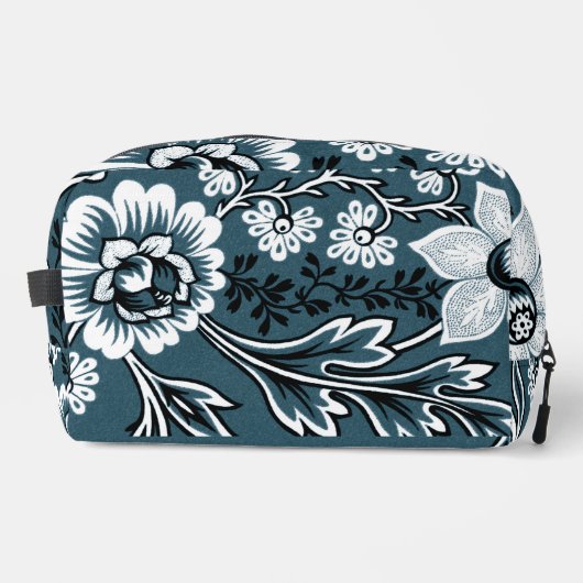 Fantastic Flowers (Slate Teal) Print Cut Sew Bag ドップキット (正面)