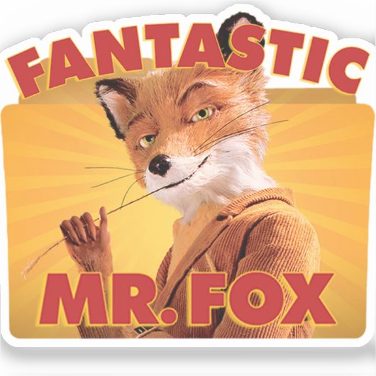 Fantastic Mr Fox シール (正面)