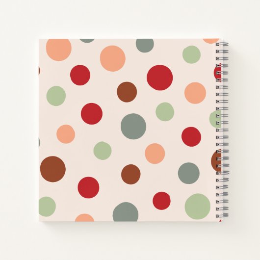 Fantastic personalized retro teacher diary  ノートブック (裏面)