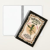 “Fantastic Sketching Book” 5.5 x 8.5" ノートブック (内側)