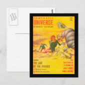 Fantastic Universe v05 n03 (1956-04.King-Size)パルプ ポストカード (正面/裏面)