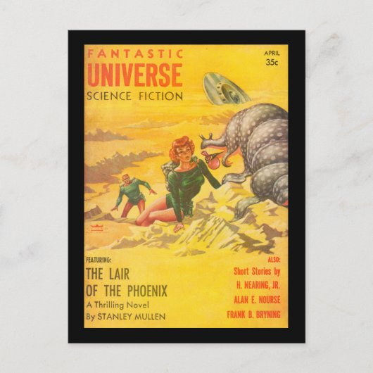 Fantastic Universe v05 n03 (1956-04.King-Size)パルプ ポストカード (正面)