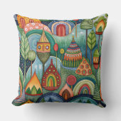 Fantastic World  designer cushion クッション (正面)