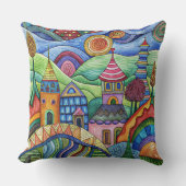 Fantastic World designer cushion クッション (正面)
