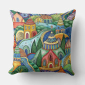 Fantastic World  designer cushion クッション (正面)