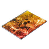 Fantastische Figur im Comic-Stil ノートブック (左側)