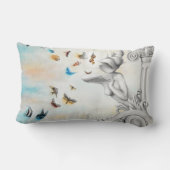 Fantastisches Motiv mit Sirene ランバークッション (裏面)