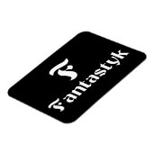 Fantastyk Magnet 3"x4"白(黒) マグネット (左側)