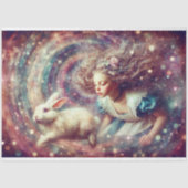 Fantasy Alice Spiralling Into Wonderland Decoupage 薄葉紙 (正面)