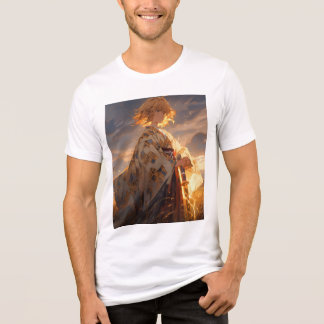 Fantasy Anime Style Sunset Art T-Shirt トライブレンドTシャツ