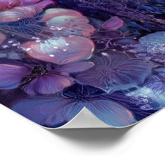  Fantasy Art African American Moon Elf Goddess ポスター (角)