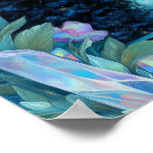  Fantasy Art Black Girl Black Queen Elf Goddess ポスター (角)